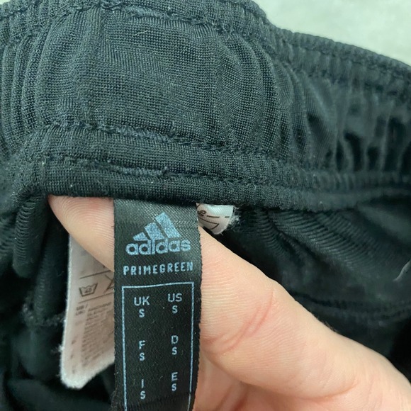 Adidas Men Black Red Track Pants Primegreen Size Small Athletic Casual - Picture 3 of 4